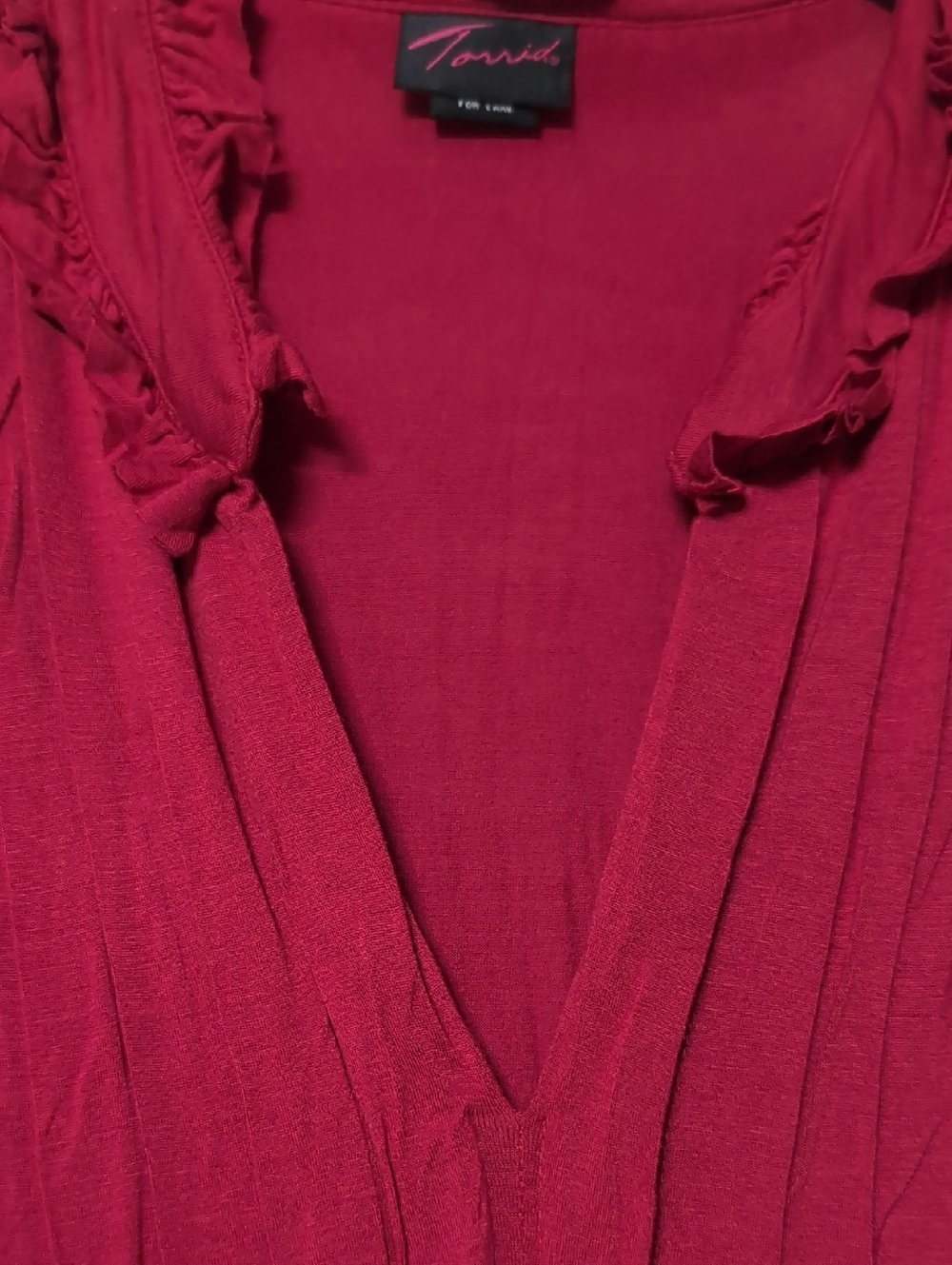 Torrid Ruffled Blouse - Picture 2 of 7